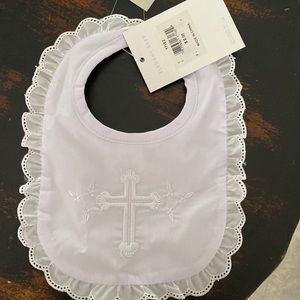 Elegant baby Cross bib